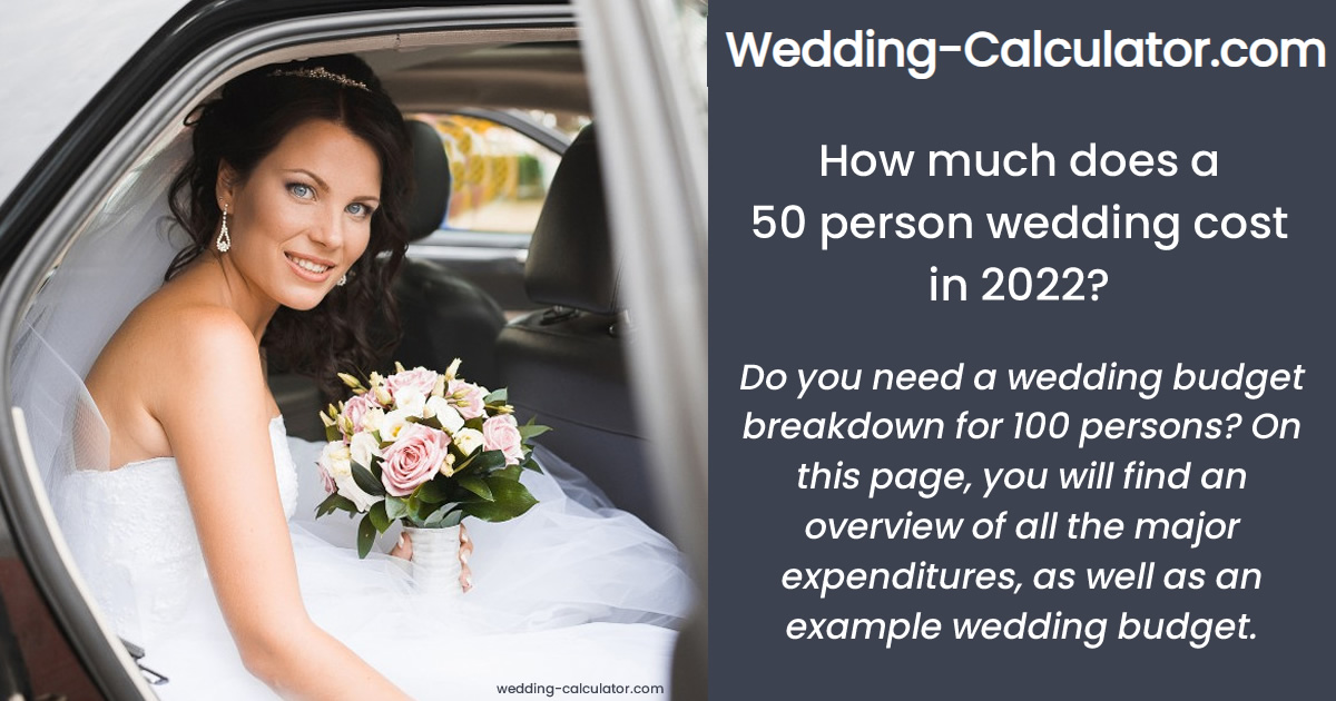 Typical wedding cost hot sale per person